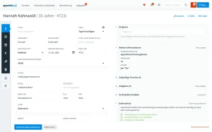 Die elektronische Patientenakte in appointmed